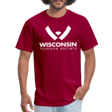 Load image into Gallery viewer, WHS Logo Unisex Classic T-Shirt - dark red