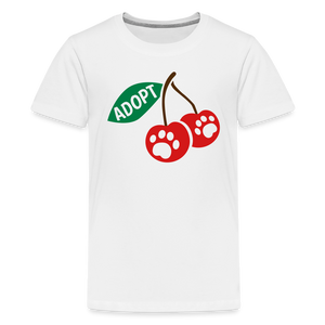 Door County Cherries Kids' Premium T-Shirt - white