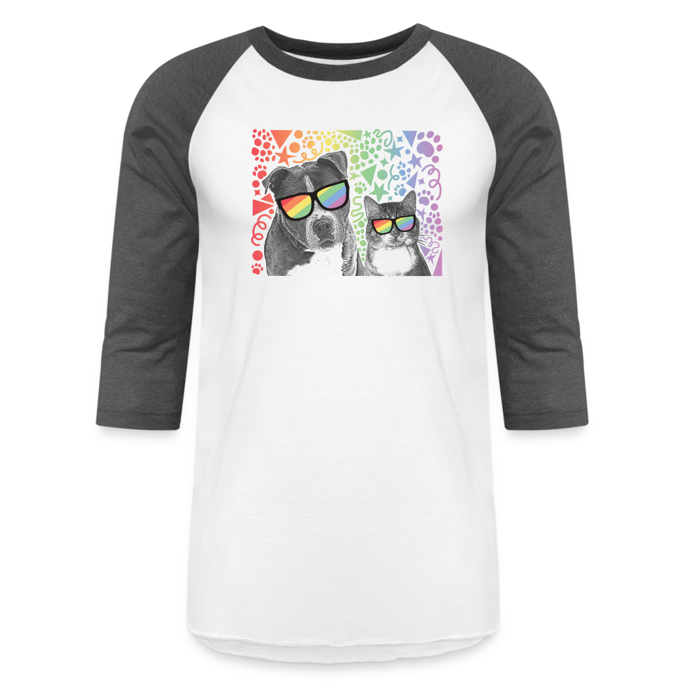 
                  
                    Pride Party Baseball T-Shirt - white/charcoal
                  
                