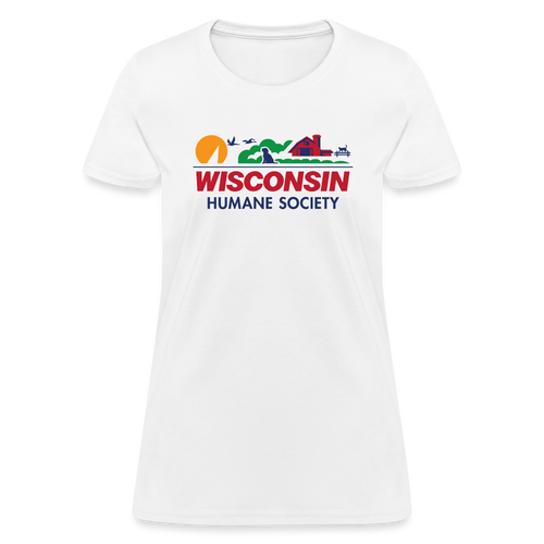 WHS License Plate Contoured T-Shirt - white