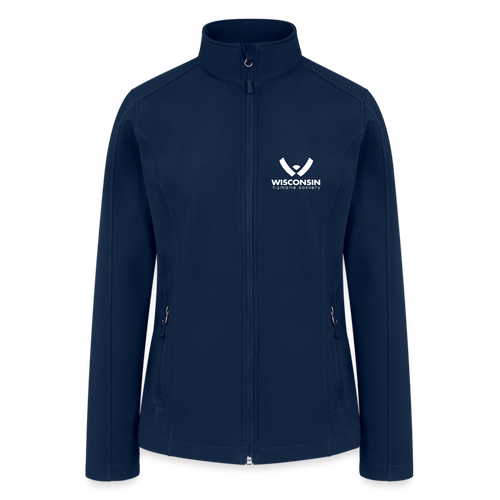 WHS Logo Contoured Soft Shell Jacket - navy