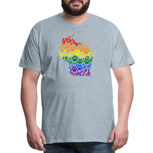 Pride Paws Classic Premium T-Shirt - heather ice blue