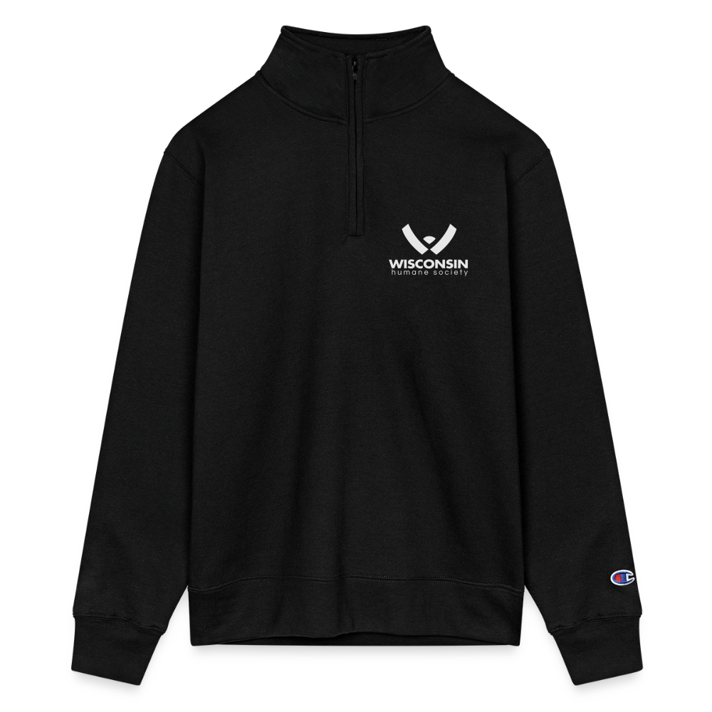 
                  
                    WHS Logo Champion Unisex 1/4 Zip Pullover Sweatshirt - black
                  
                