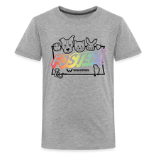 Load image into Gallery viewer, Foster Pride Kids&#39; Premium T-Shirt - heather gray