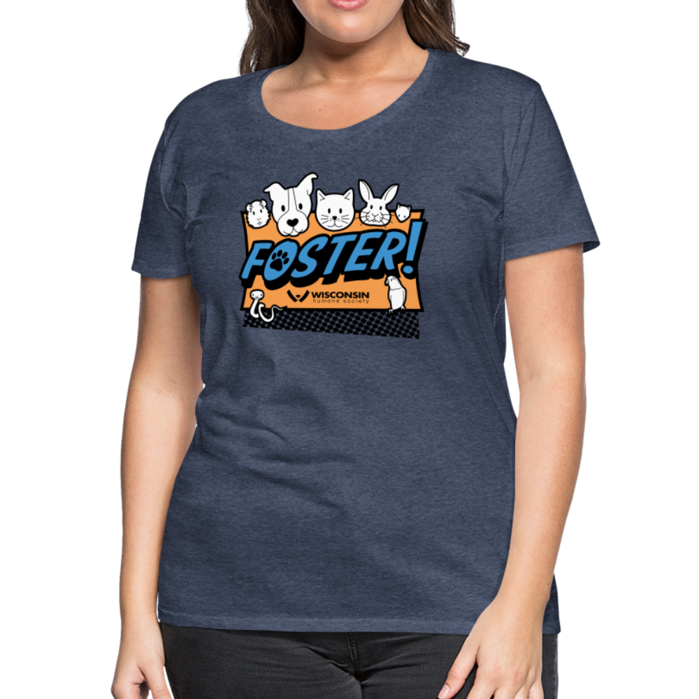 
                  
                    Foster Logo Contoured Premium T-Shirt - heather blue
                  
                