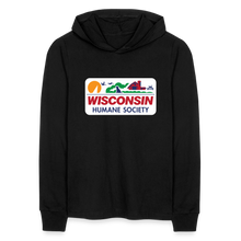 Load image into Gallery viewer, WHS License Plate Long Sleeve Hoodie Shirt - black