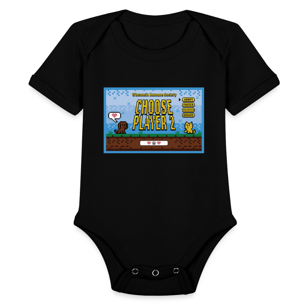 
                  
                    WHS Player 2 Organic Short Sleeve Baby Bodysuit - black
                  
                