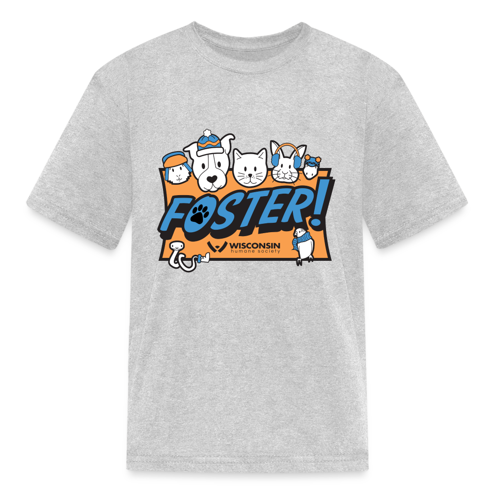 
                  
                    Foster Winter Logo Kids' T-Shirt - heather gray
                  
                