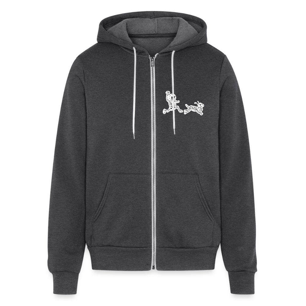 
                  
                    Skeleton Friends Bella + Canvas Unisex Full Zip Hoodie - charcoal grey
                  
                