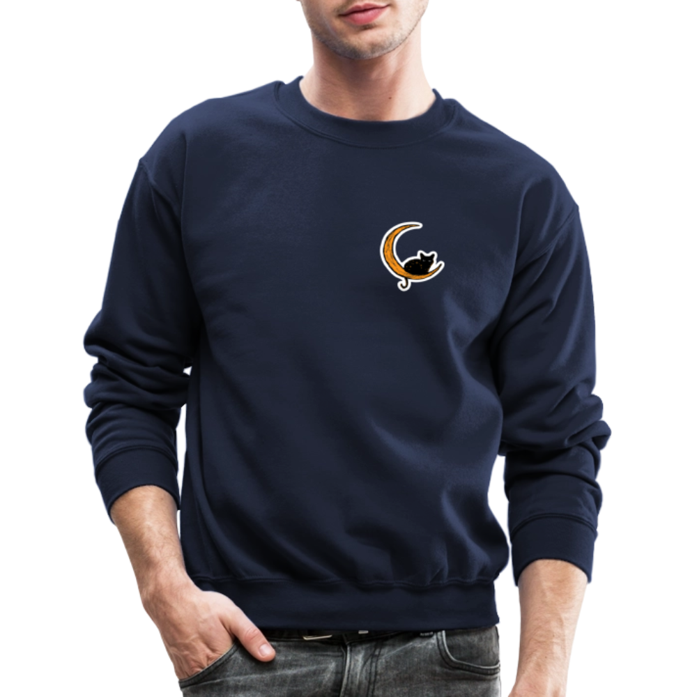 
                  
                    Moon Cat Crewneck Sweatshirt - navy
                  
                