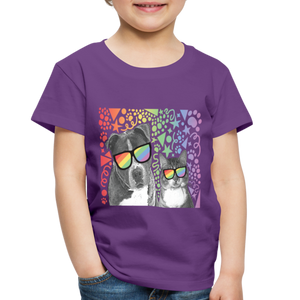 Pride Party Toddler Premium T-Shirt - purple