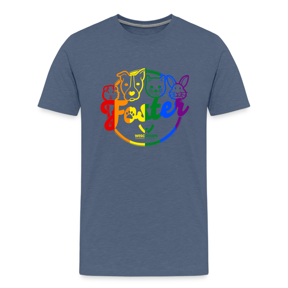 
                  
                    Foster Pride Premium T-Shirt - heather blue
                  
                