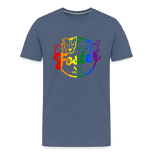 Load image into Gallery viewer, Foster Pride Premium T-Shirt - heather blue