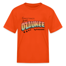 Load image into Gallery viewer, WHS &quot;Greetings from Ozaukee&quot; Kids&#39; T-Shirt - orange