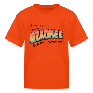 WHS "Greetings from Ozaukee" Kids' T-Shirt - orange