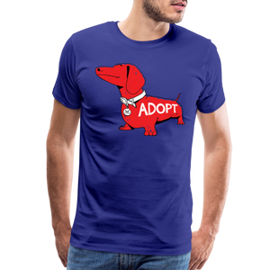 "Big Red Dog" Classic Premium T-Shirt - royal blue