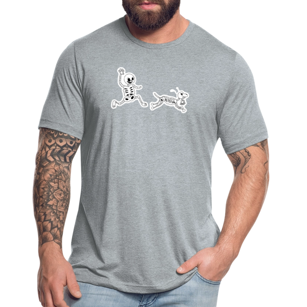 
                  
                    Skeleton Friends Unisex Tri-Blend T-Shirt - heather grey
                  
                