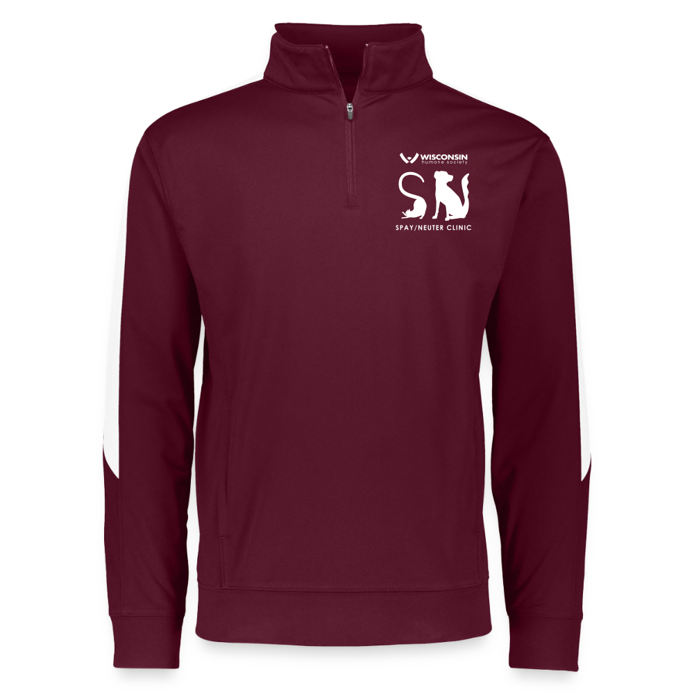 Spay/Neuter Clinic Augusta Sportswear Adult Medalist 2.0 Pullover - maroon/white