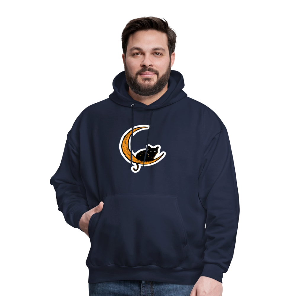 Moon Cat Hoodie - navy