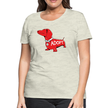 Load image into Gallery viewer, &quot;Big Red Dog&quot; Contoured Premium T-Shirt - heather oatmeal