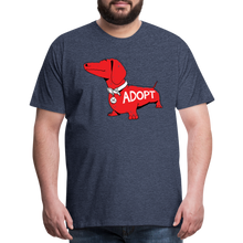 Load image into Gallery viewer, &quot;Big Red Dog&quot; Classic Premium T-Shirt - heather blue