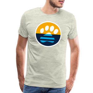 MKE Flag Paw Classic Premium T-Shirt - heather oatmeal