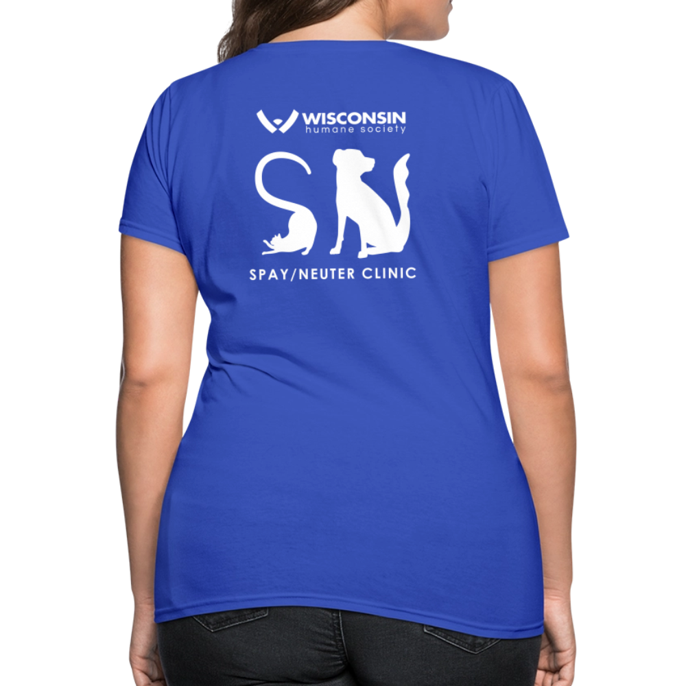 
                  
                    Spay/Neuter Clinic Contoured T-Shirt - royal blue
                  
                
