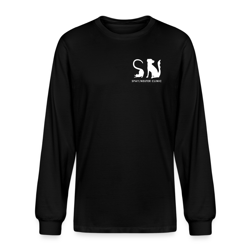Spay/Neuter Clinic Organic Long Sleeve T-Shirt - black