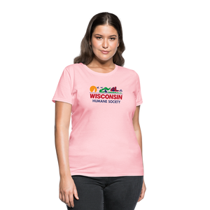 WHS License Plate Contoured T-Shirt - pink