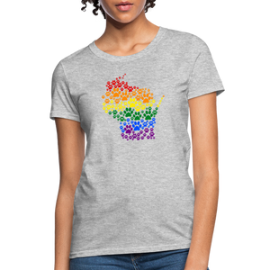 Pride Paws Classic T-Shirt - heather gray