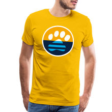 Load image into Gallery viewer, MKE Flag Paw Classic Premium T-Shirt - sun yellow