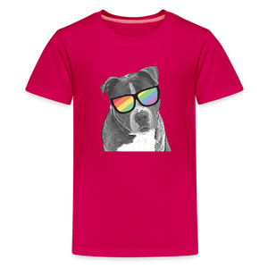 Pride Dog Kids' Premium T-Shirt - dark pink