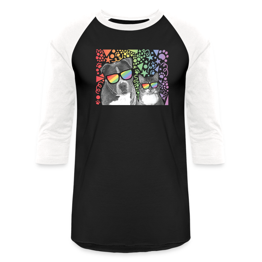 
                  
                    Pride Party Baseball T-Shirt - black/white
                  
                