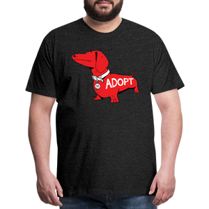 "Big Red Dog" Classic Premium T-Shirt - charcoal grey