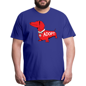 "Big Red Dog" Classic Premium T-Shirt - royal blue