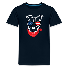 Load image into Gallery viewer, USA Dog Kids&#39; Premium T-Shirt - deep navy