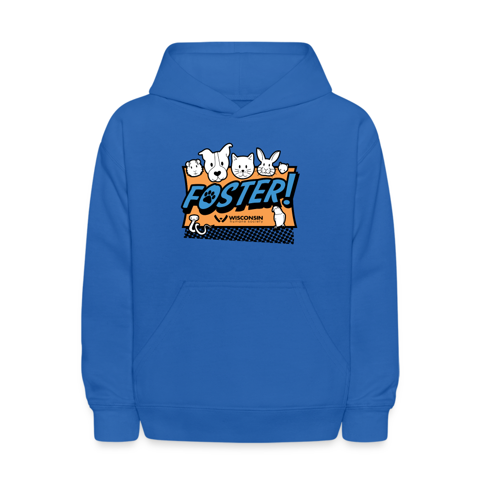 
                  
                    Foster Logo Kids' Hoodie - royal blue
                  
                