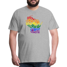 Load image into Gallery viewer, Pride Paws Classic Premium T-Shirt - heather gray