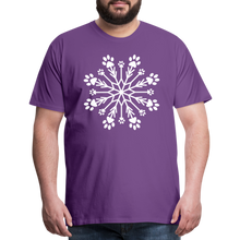 Load image into Gallery viewer, Paw Snowflake Premium T-Shirt - purple