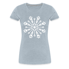 Load image into Gallery viewer, Paw Snowflake Premium T-Shirt - heather ice blue