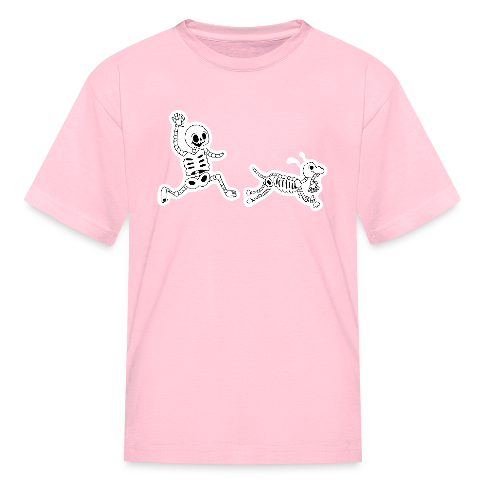 
                  
                    Skeleton Friends Kids' T-Shirt - pink
                  
                