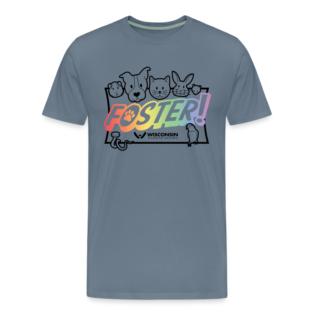 
                  
                    Foster Pride Classic Premium T-Shirt - steel blue
                  
                