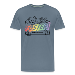 Foster Pride Classic Premium T-Shirt - steel blue