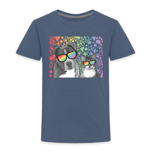 Load image into Gallery viewer, Pride Party Toddler Premium T-Shirt - heather blue