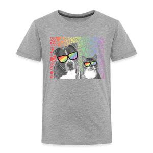 Pride Party Toddler Premium T-Shirt - heather gray