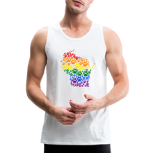 Load image into Gallery viewer, Pride Paws Premium Tank - white