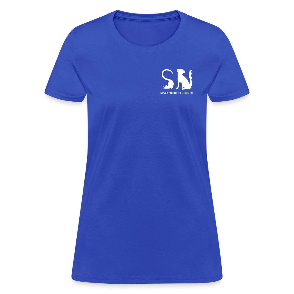 
                  
                    Spay/Neuter Clinic Contoured T-Shirt - royal blue
                  
                
