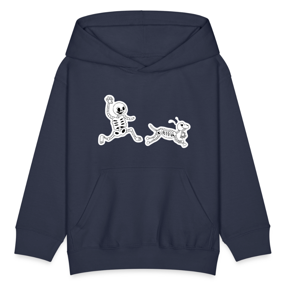 
                  
                    Skeleton Friends Kids' Hoodie - navy
                  
                