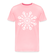 Load image into Gallery viewer, Paw Snowflake Premium T-Shirt - pink