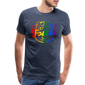 Foster Pride Premium T-Shirt - heather blue